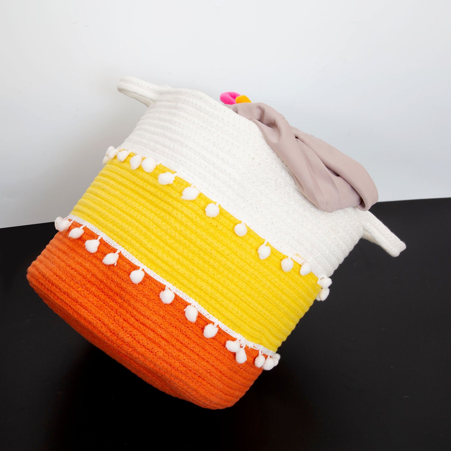 Happy Rainbow Laundry Basket