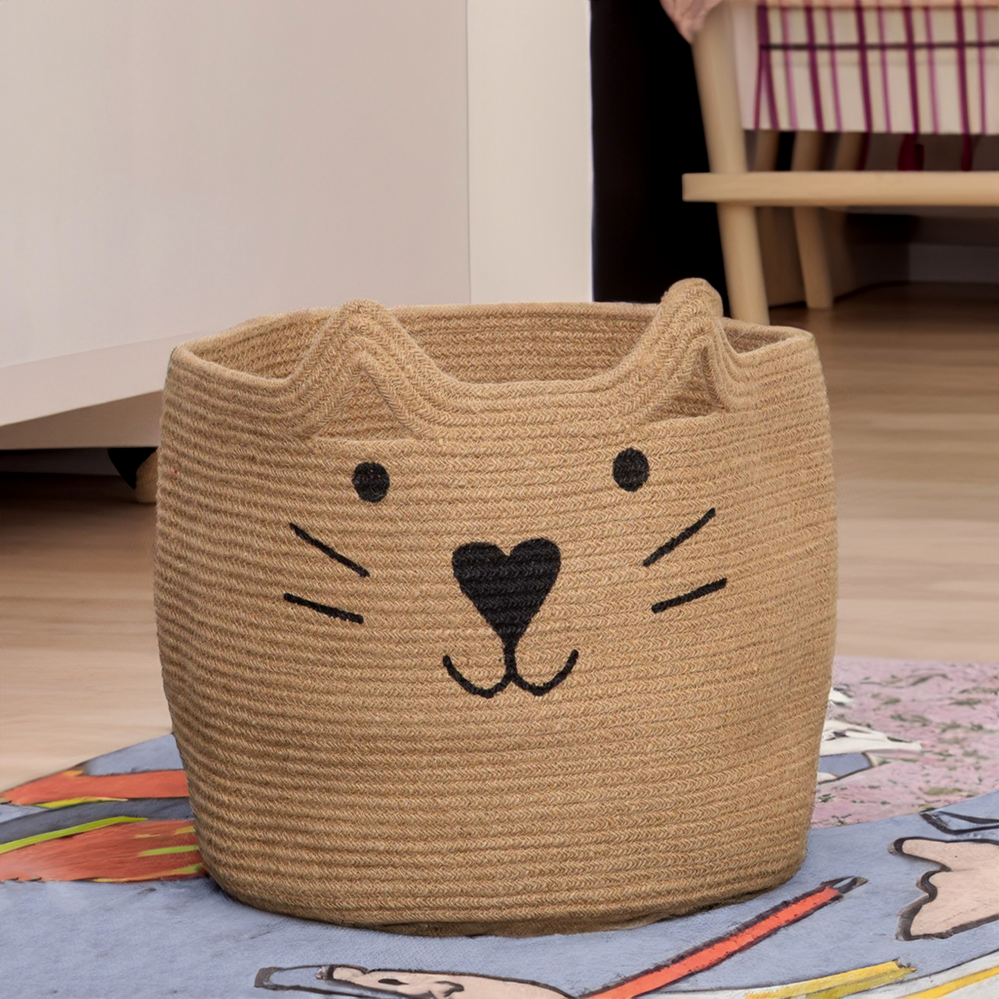Big Cat Laundry Basket
