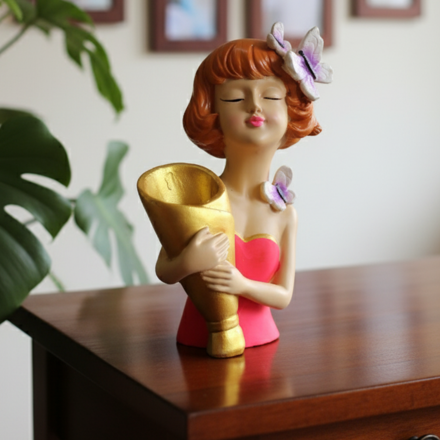 Scottish Girl with Bouquet