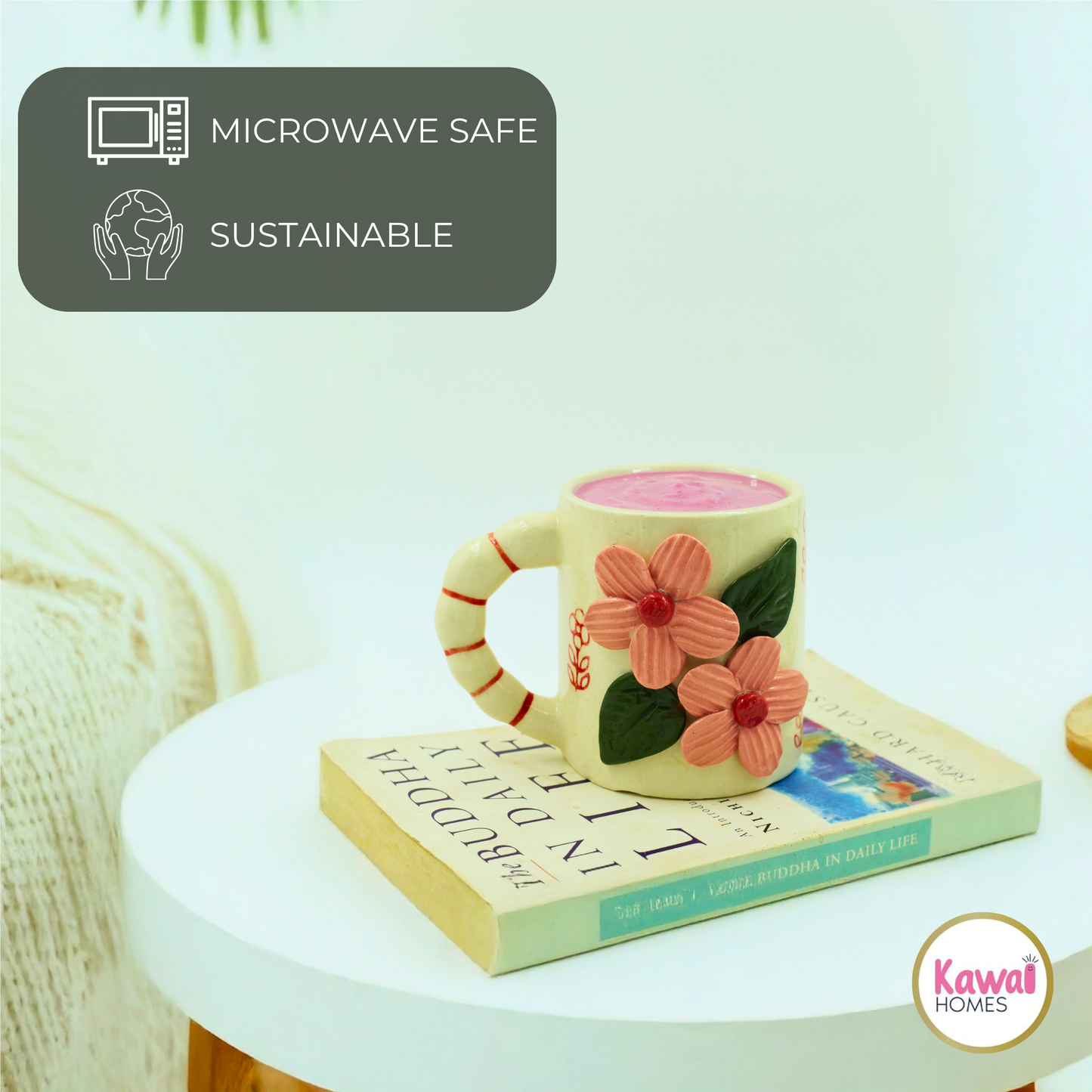 3D Flower Garden Mug
