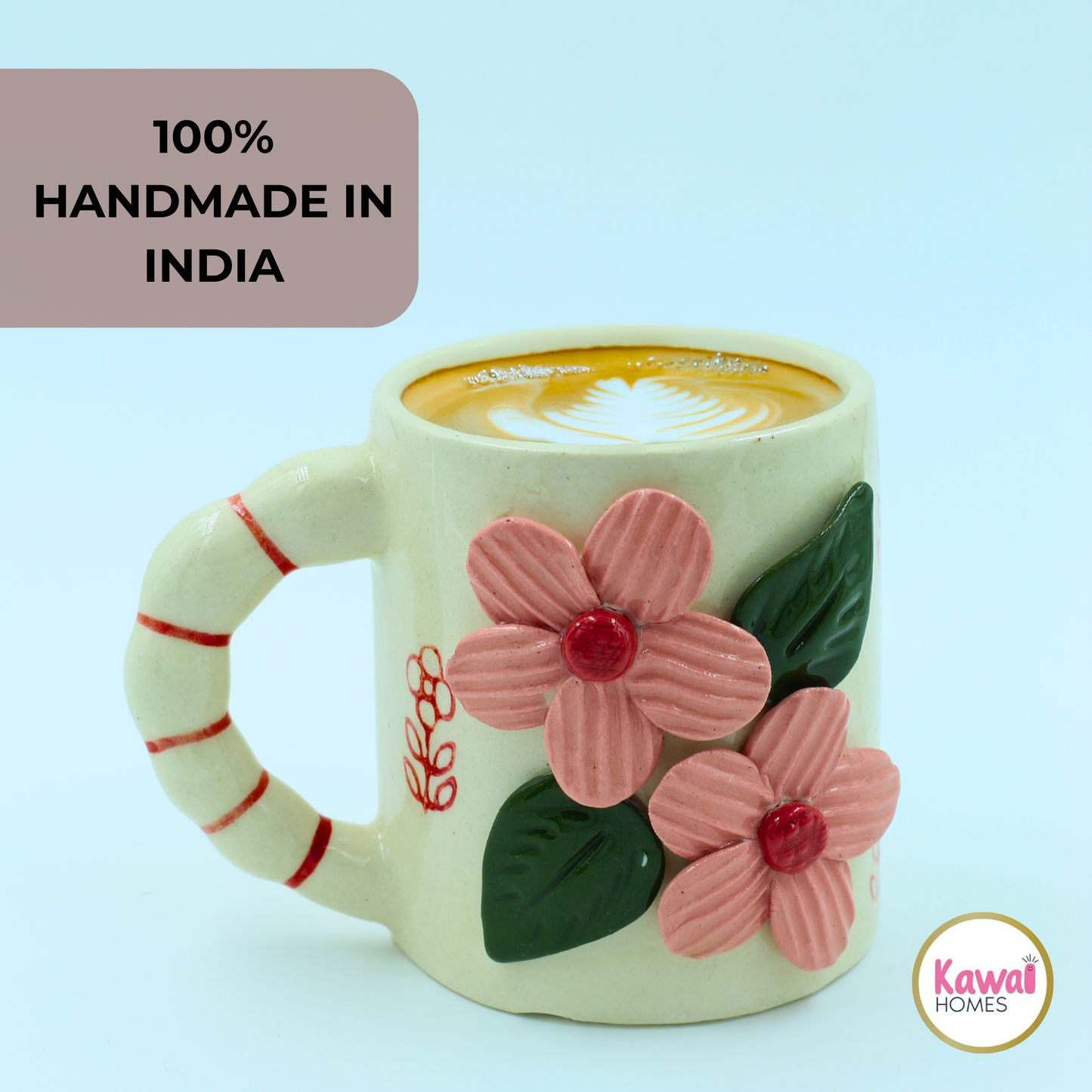 3D Flower Garden Mug
