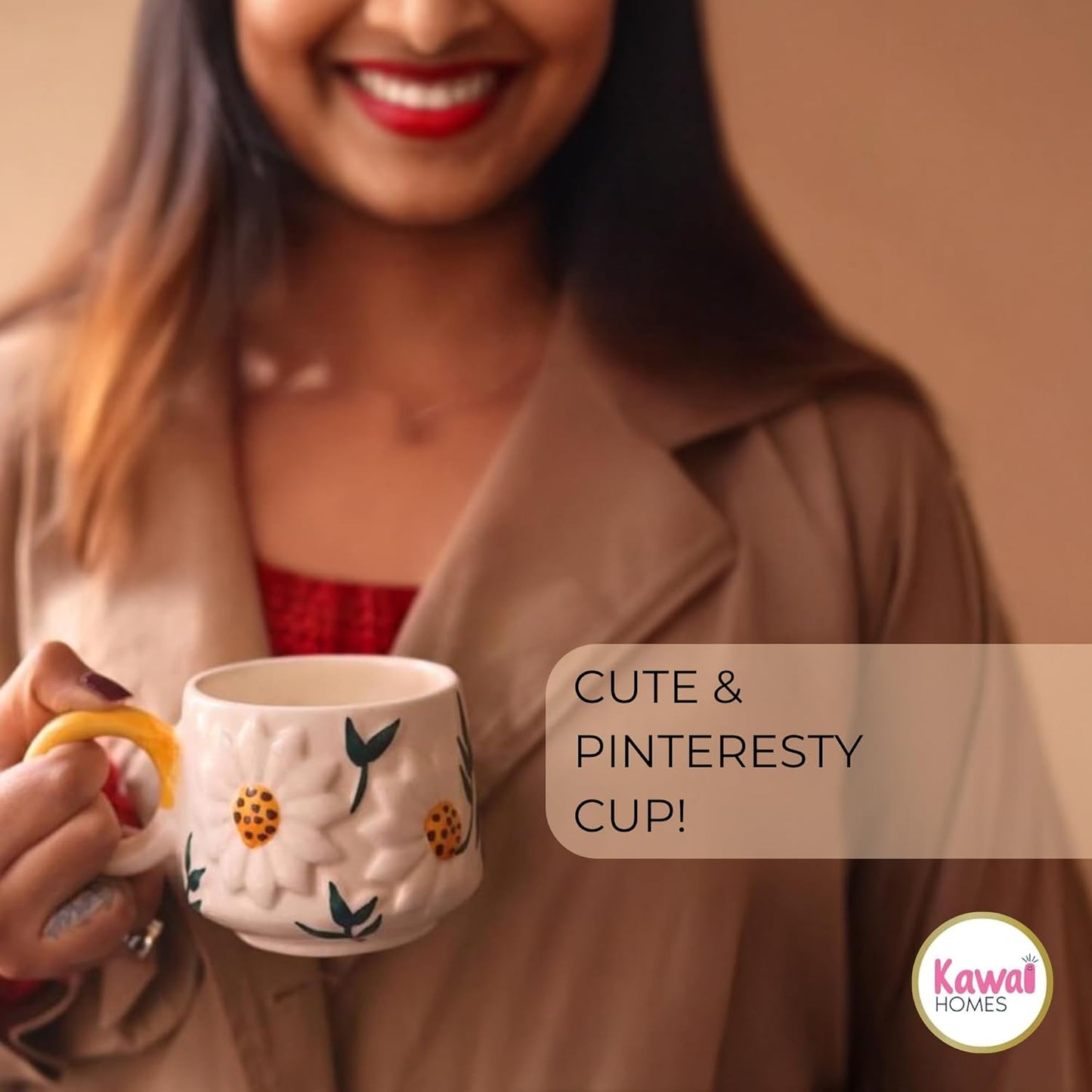 Cute Daisy Sunflower Cup 300 Ml