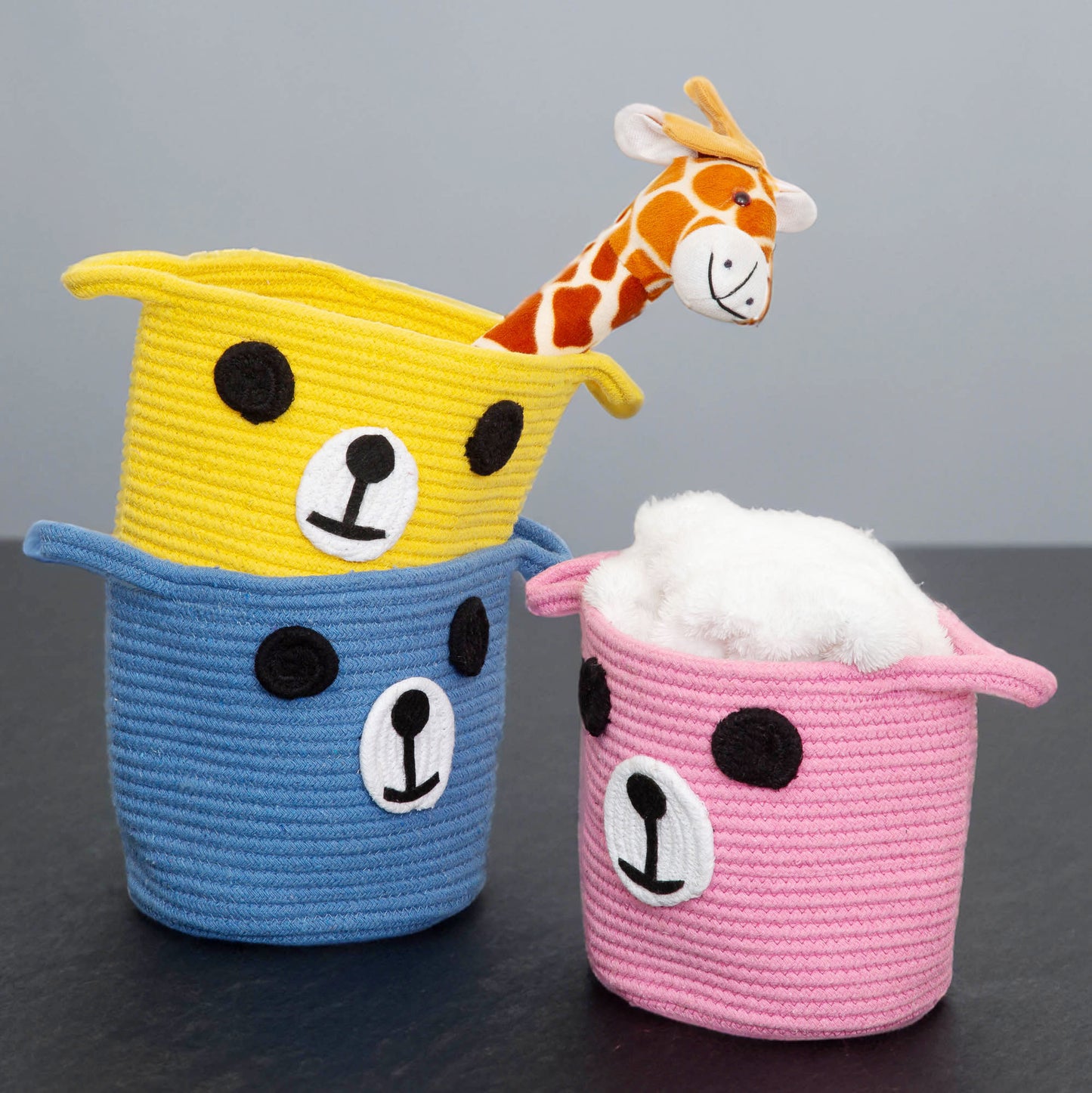 Cute Cartoon Bear Baskets