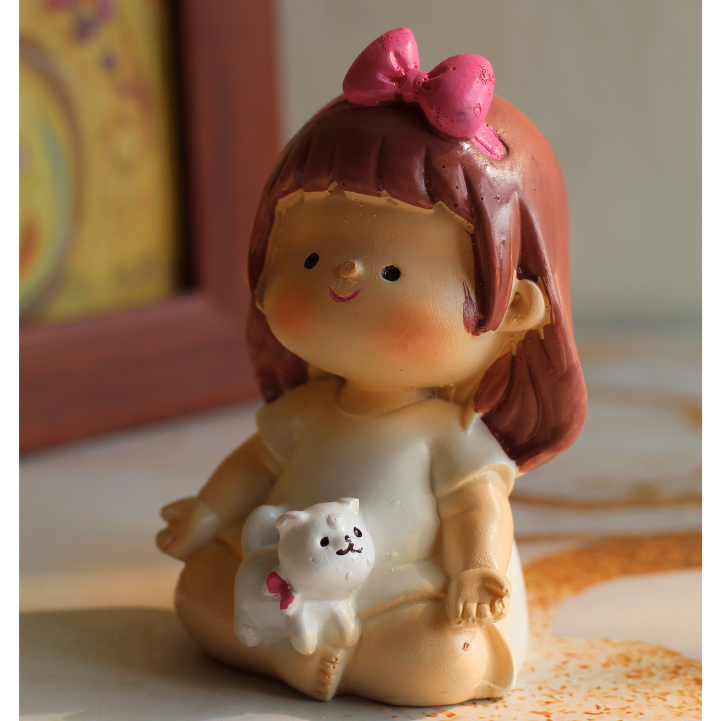 Yoga girl with Kitty