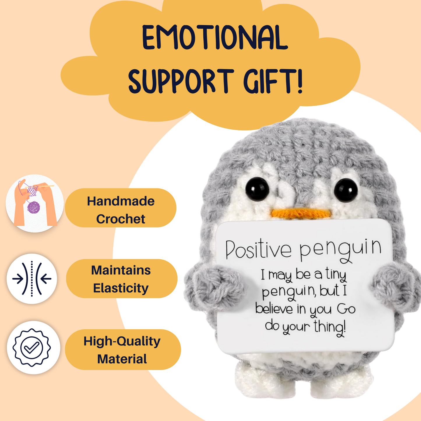 Emotional Support Crochet Family (WINTER FAMILY PACK)