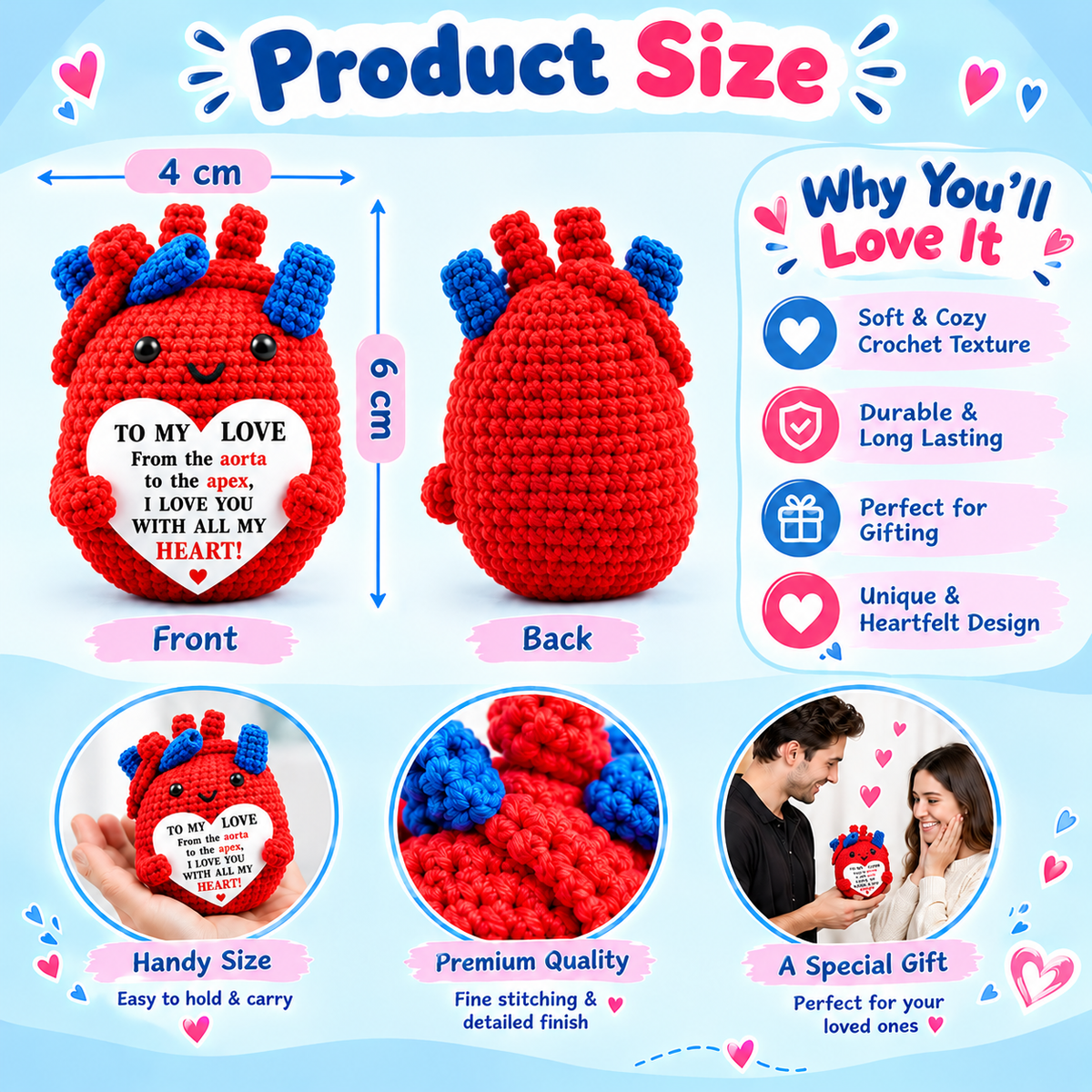 Crochet Love Heart