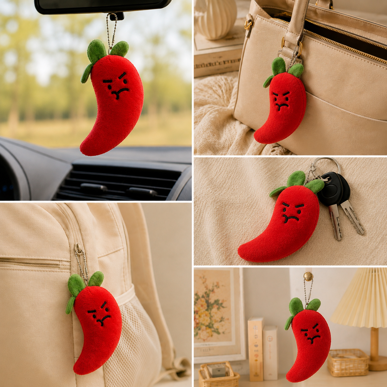 Cute Mini Mirchi Plushie