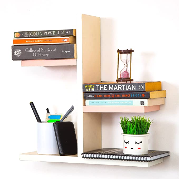 Boho Bookshelf Wall Organizer - Available in 3 Colours