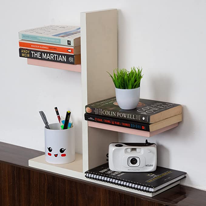Boho Bookshelf Wall Organizer - Available in 3 Colours