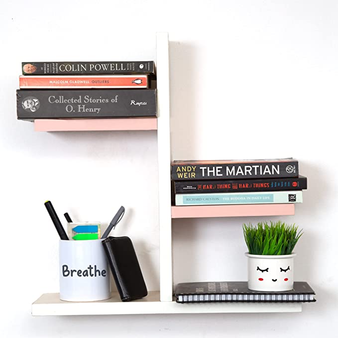 Boho Bookshelf Wall Organizer - Available in 3 Colours