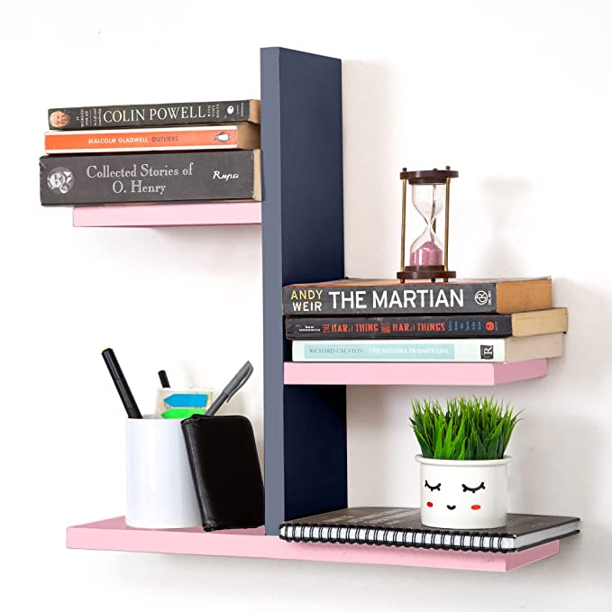 Boho Bookshelf Wall Organizer - Available in 3 Colours