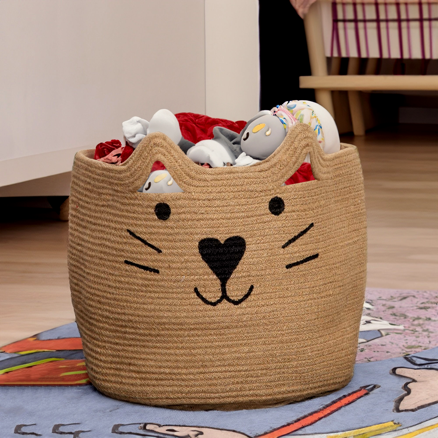 Big Cat Laundry Basket