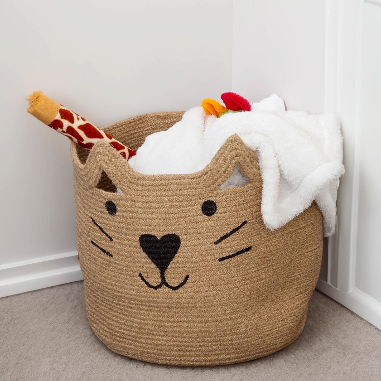 Big Cat Laundry Basket