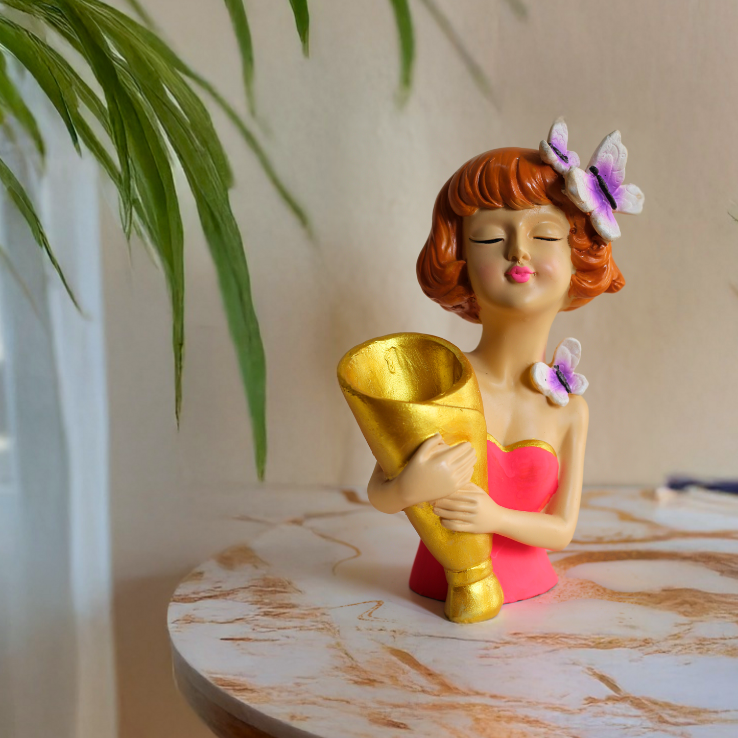 Scottish Girl with Bouquet