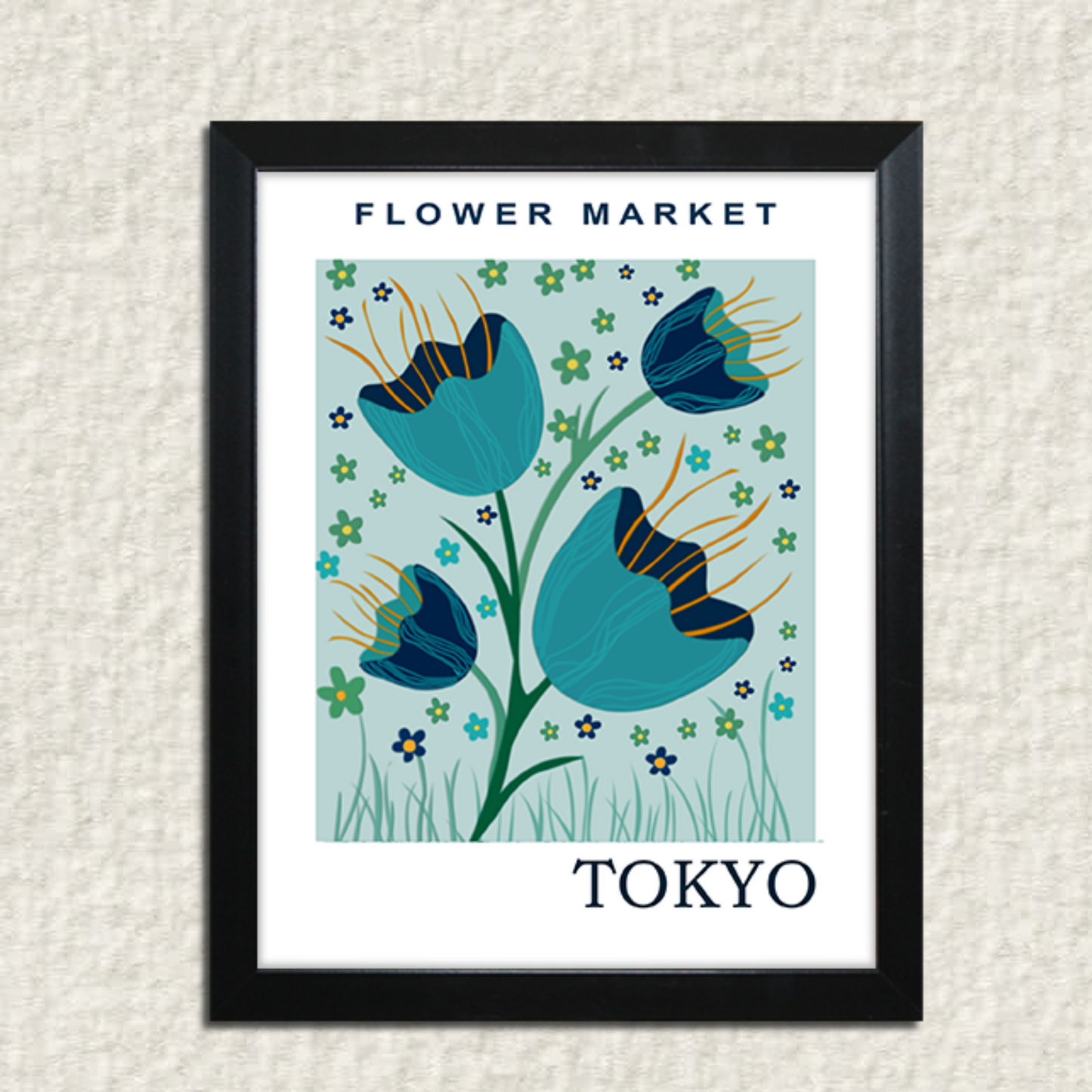 Flower Market Wall art - TOKYO