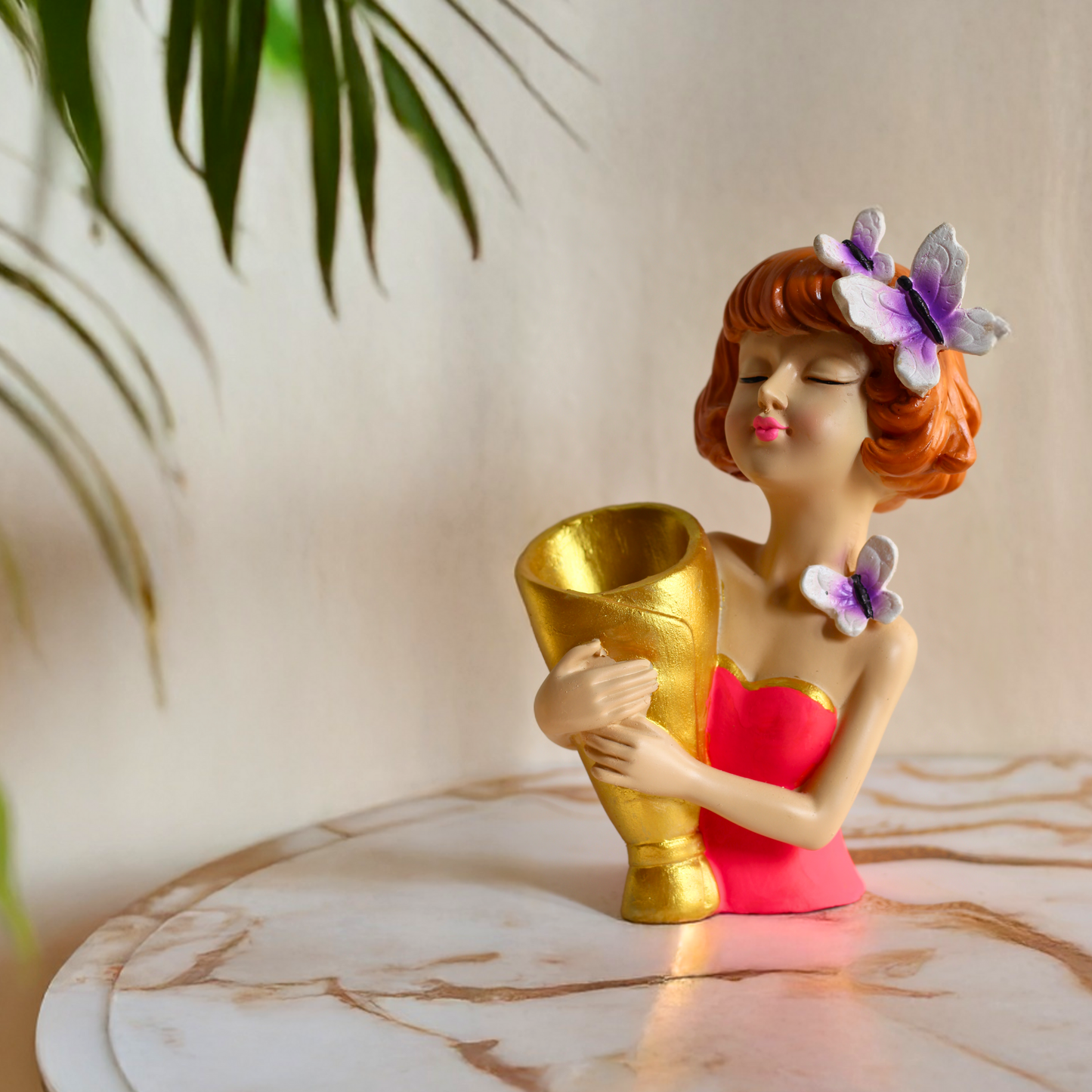 Scottish Girl with Bouquet