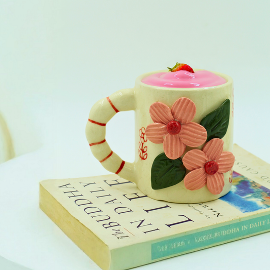 3D Flower Garden Mug