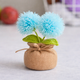 Sky Blue Pompom Lucky Bag