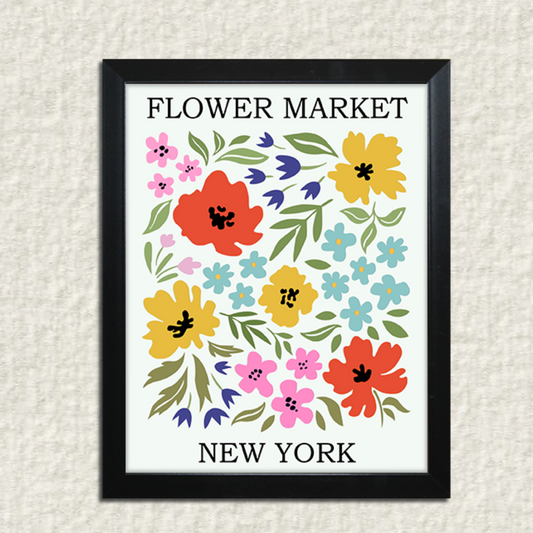 New York - Flower Wall Art