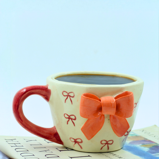 3D Pink Bow Cup