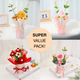 SET OF 4 PCS- CROCHET FLOWER PACK (LIMITED PERIOD OFFER)