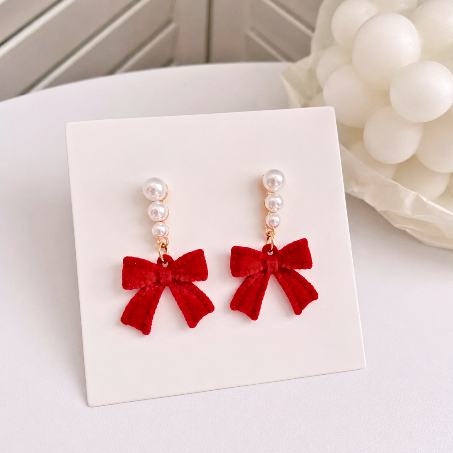 Red Bow Drops
