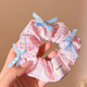Pink Scrunchie & Blue Bows
