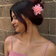 Pink Dragon Hair Clip