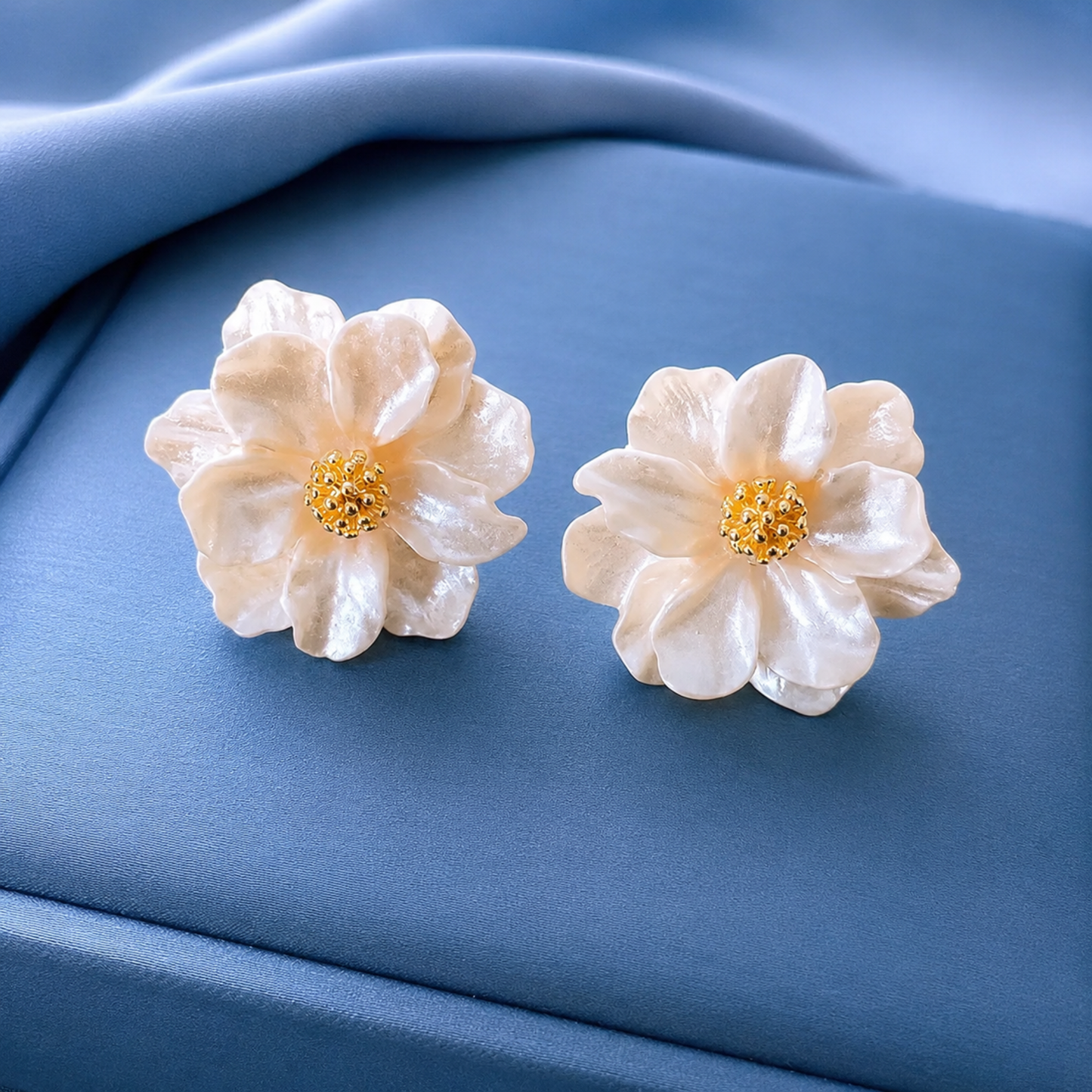 Blooming Camellia Earrings