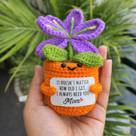 Emotional Support Purple Hibiscus Flower For Mom