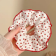Red Polka Dot Scrunchie