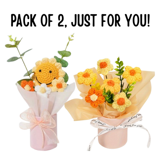 CROCHET FLOWERS COMBO