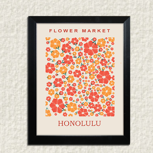 Flower Market Wall art - Honolulu