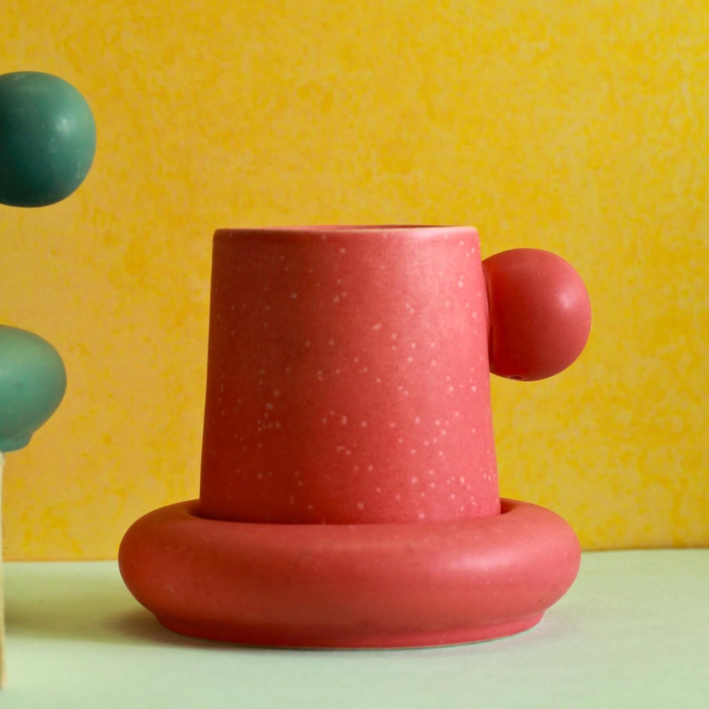 Pink Nordic Mug Saucer Set
