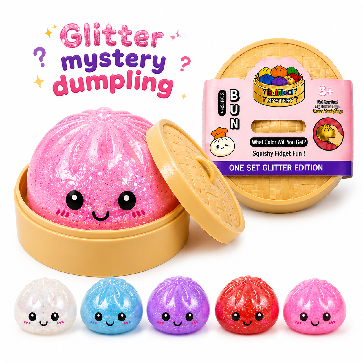 Glitter Mystery Dumpling (Random Colour)