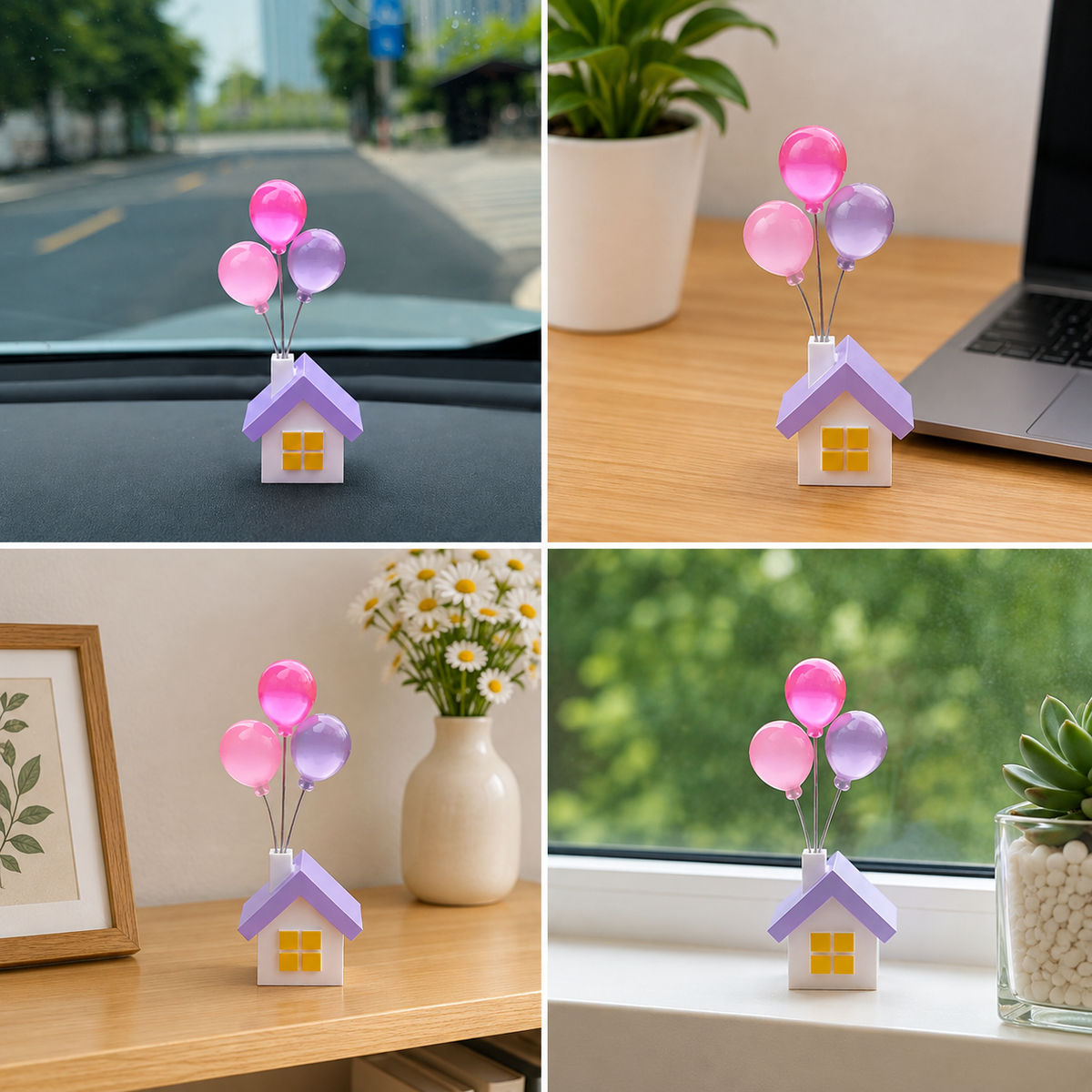 Up Balloon House (Purple)