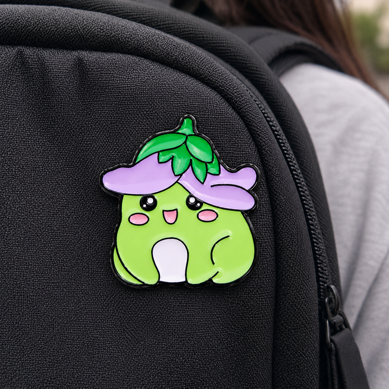 Eggplant Frog