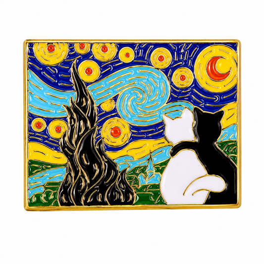 Van Gogh Couple Cat