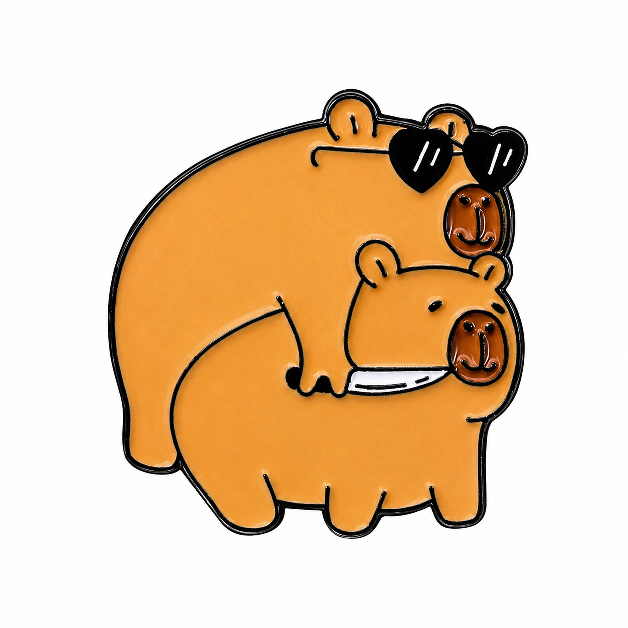 Capybara Hug with Knife