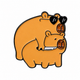 Capybara Hug with Knife