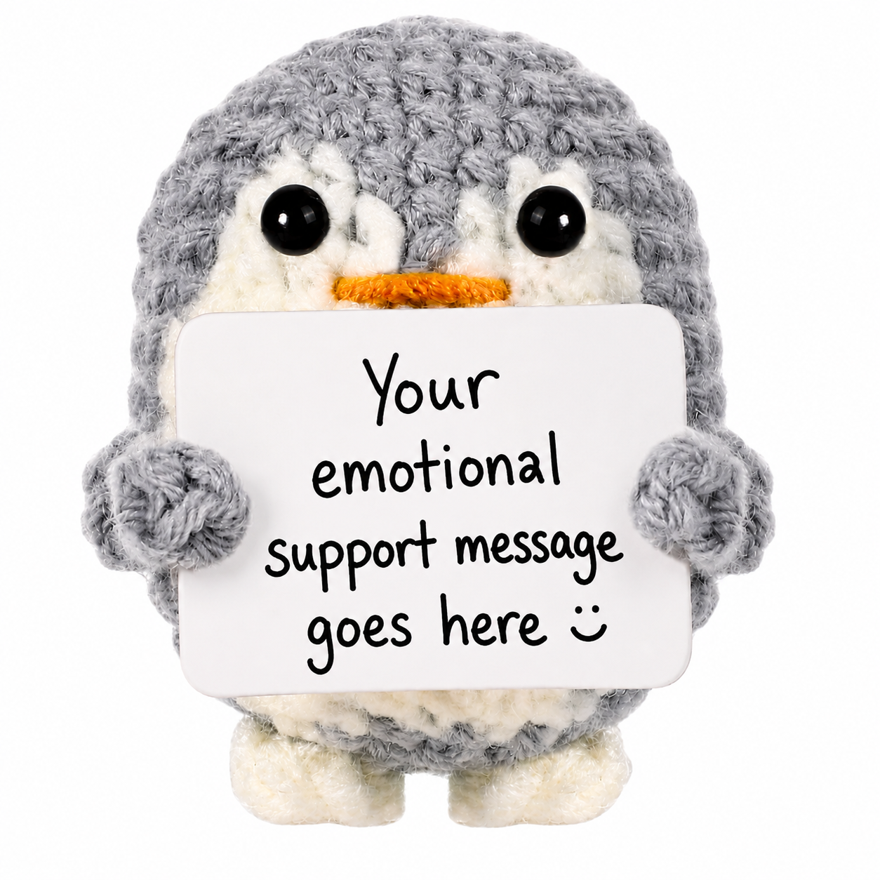Emotional Support Crochet Penguin (100+ bought in past month)