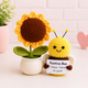 Sunflower & Honeybee Duo