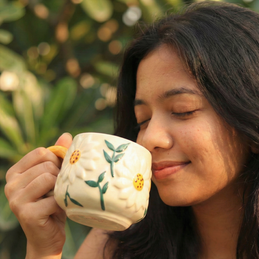 Cute Daisy Sunflower Cup 300 Ml