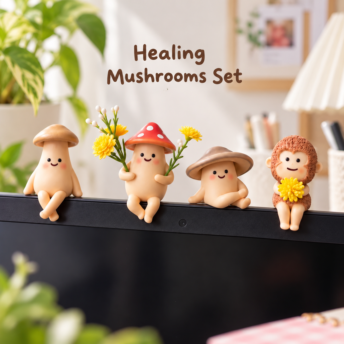 Magic Shrooms - Desk Figurine Set