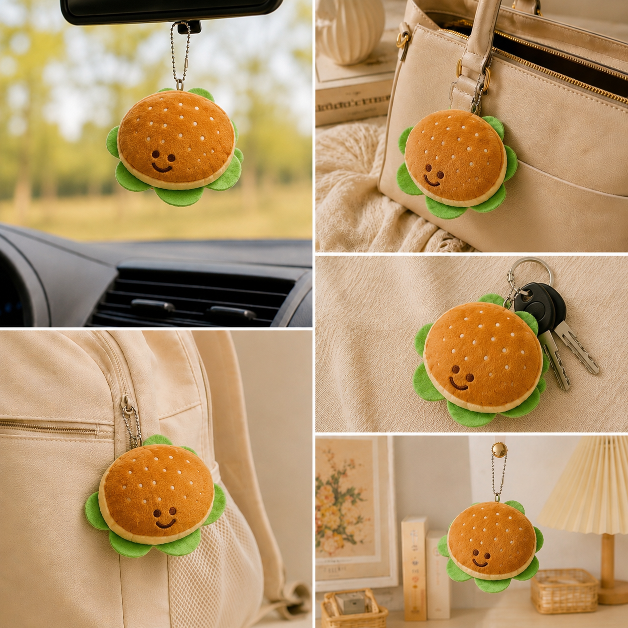 Cute Hamburger Plushie