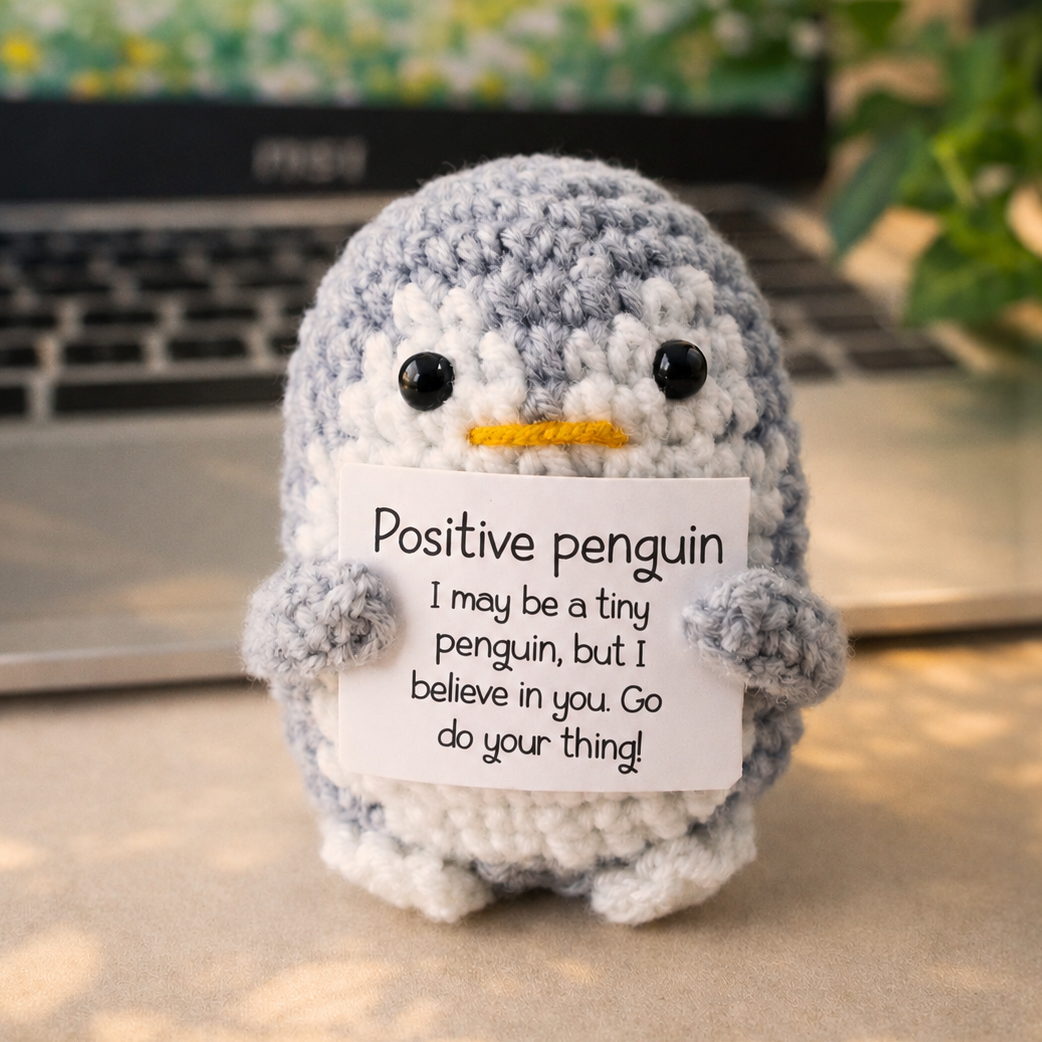 Emotional Support Crochet Penguin (100+ bought in past month)