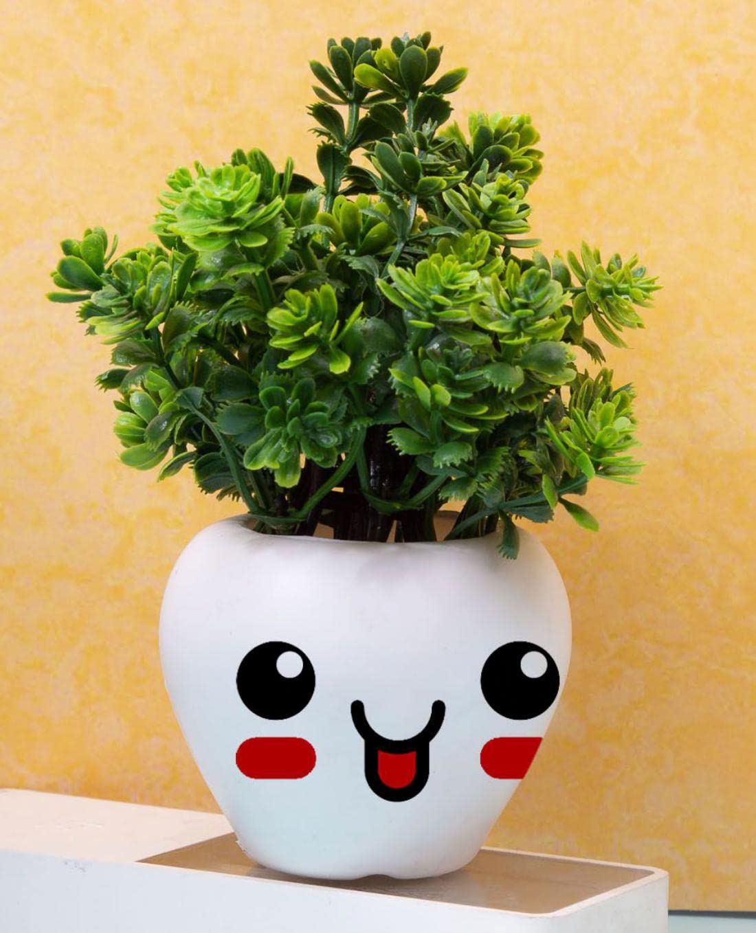Happy Face Planter, Smiling Plant Pot, Kawaii Cute Cute Plant Pot